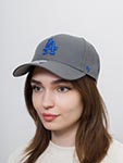 Бейсболка 47 BRAND арт. B-MVP12WBV-CCR Los Angeles Dodgers MLB (серый)